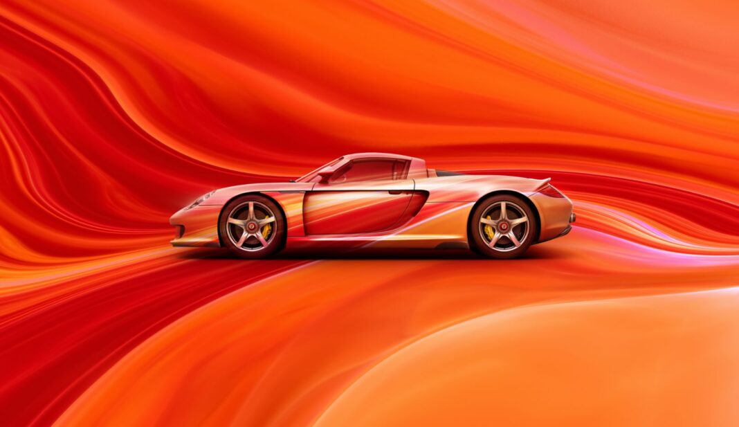 Using colours in the 75-year story of Porsche