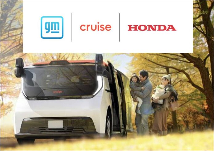 GM-Honda-Cruise Origin AV EV