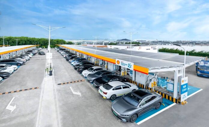 Shell EV station in China