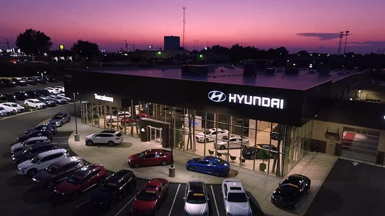Hyundai showroom in USA