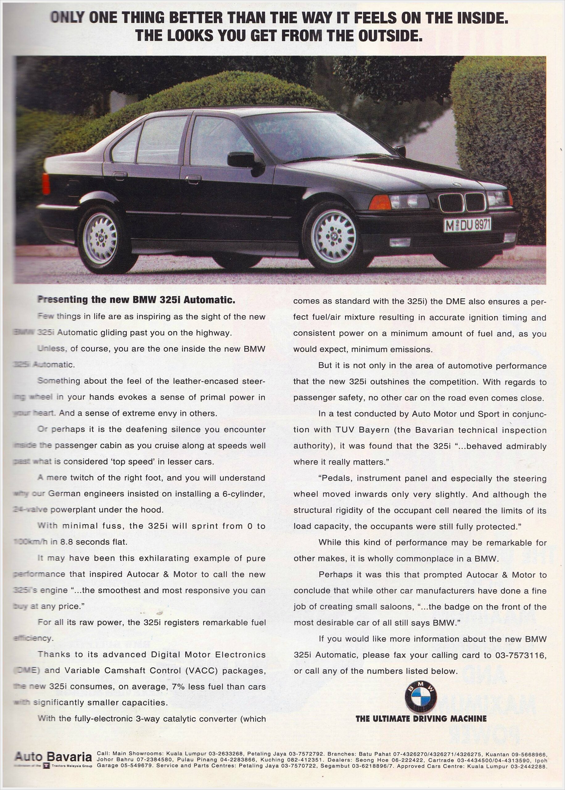Auto Bavaria advertisement BMW 3-Series [1995]