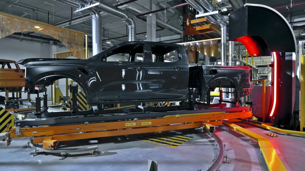 How Ford gets a perfect finish on the Ranger