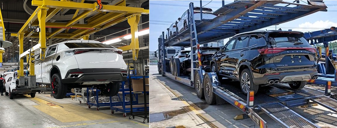Chery CKD assembly at Inokom