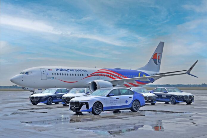 Malaysia Airlines - BMW i7 EV transport [2024]