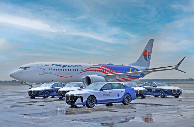 Malaysia Airlines - BMW i7 EV transport [2024]