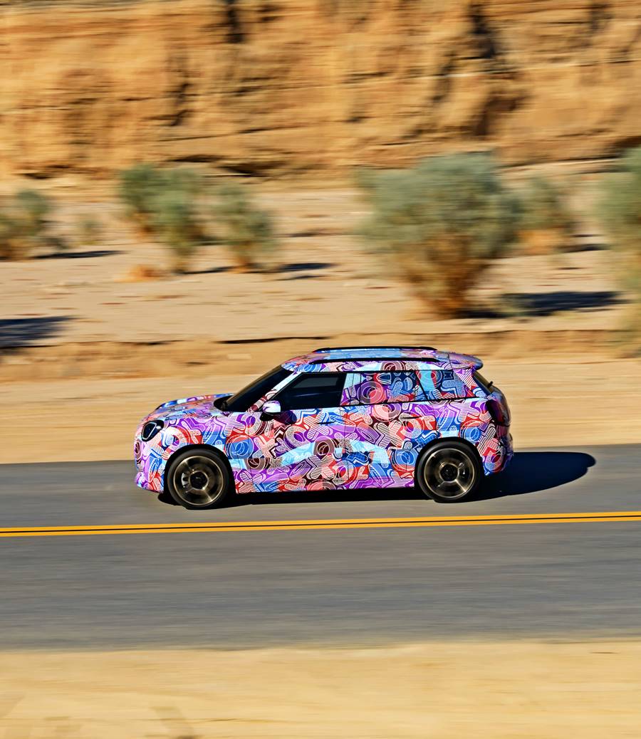 MINI Aceman completing real-world testing in desert