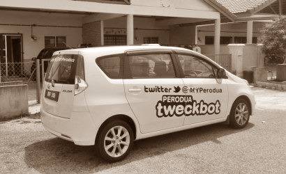 Perodua Alza for Tweckbot service [2011]