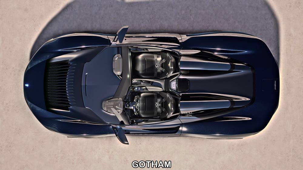 Automobili Pininfarina x Bruce Wayne hypercars EV