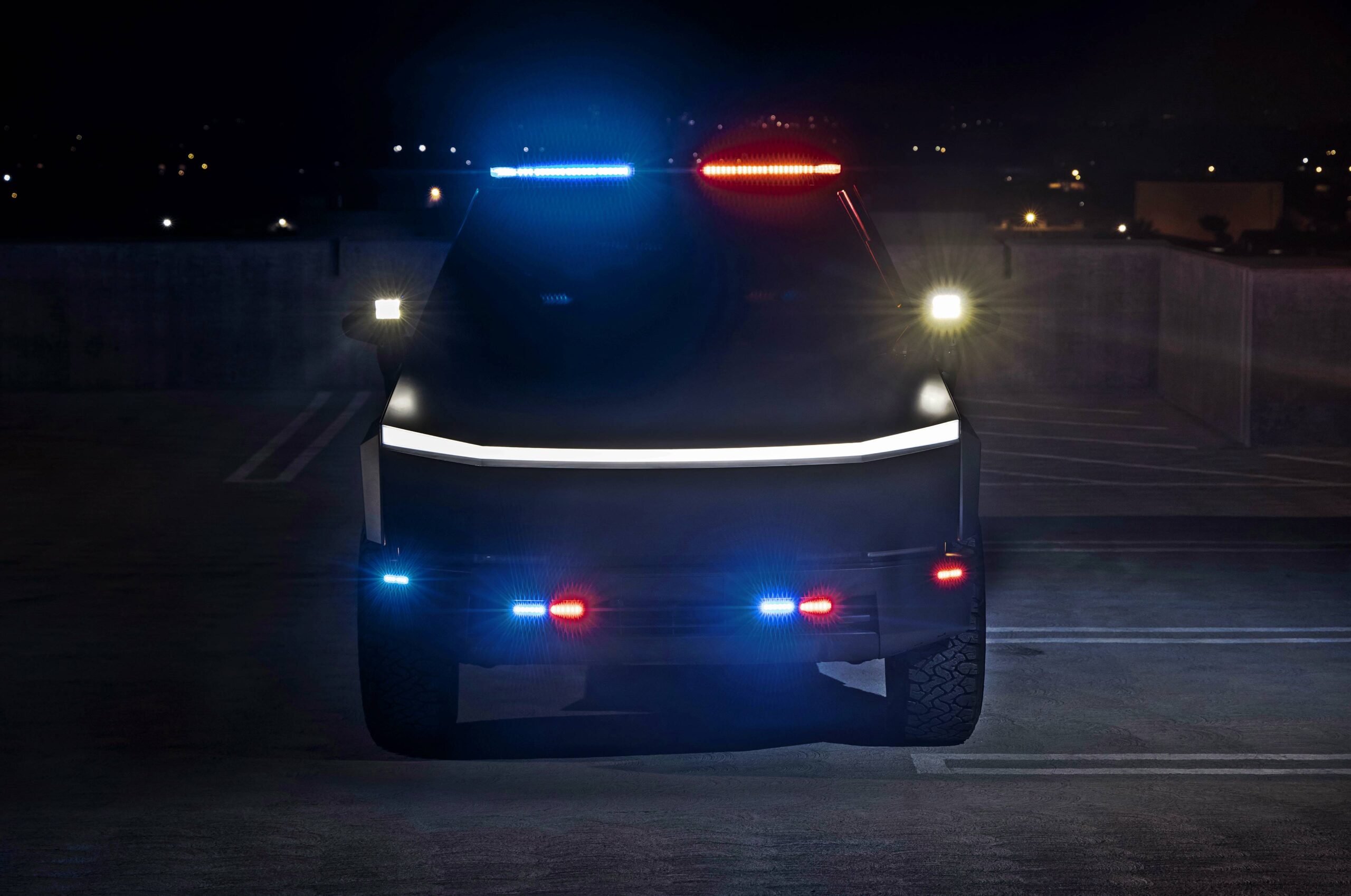 Tesla Cybertruck Next-Gen Patrol vehicle EV