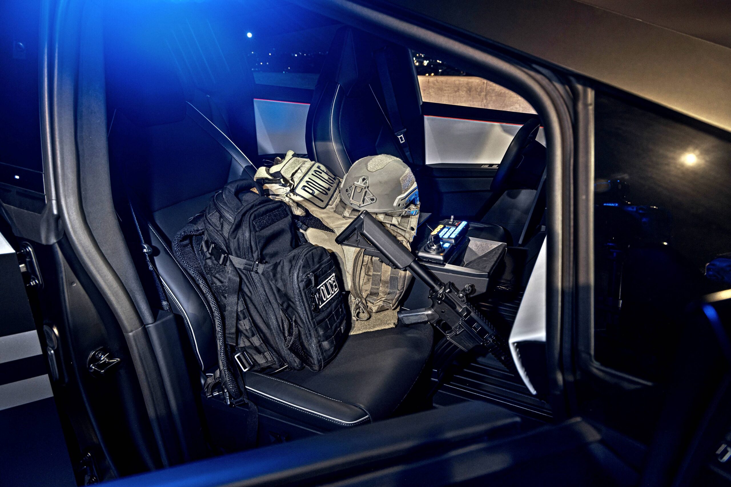 Tesla Cybertruck Next-Gen Patrol vehicle EV