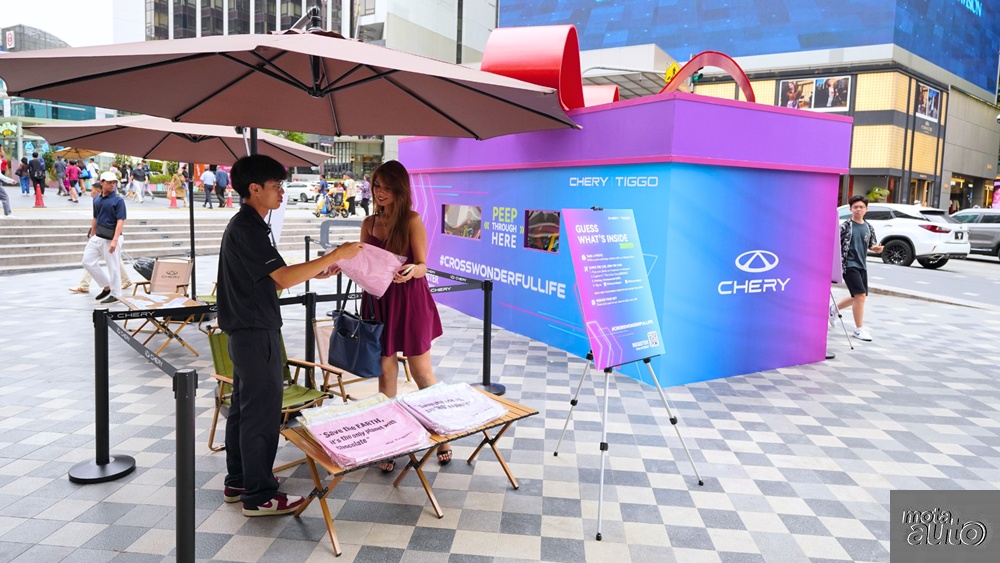 Chery Malaysia continer teaser campaign