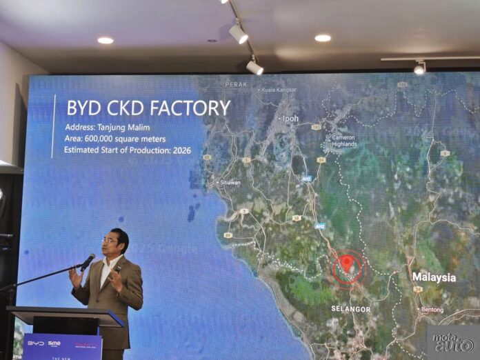 BYD announces factory in Malaysia