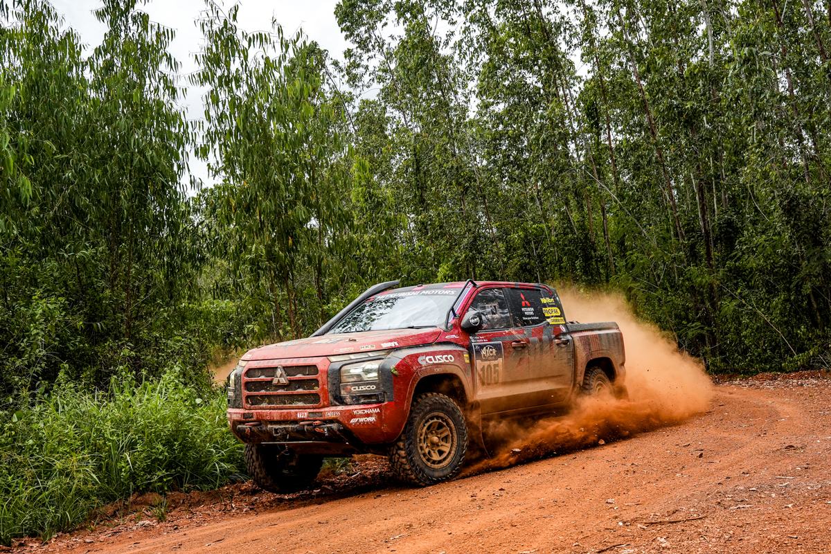 Team Mitsubishi Ralliart in AXCR 2025