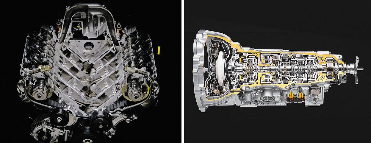 Lexus LS drivetrain