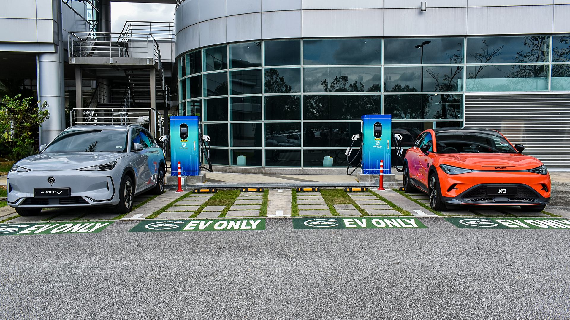PROTON EV charging station in Tg Malim Perak