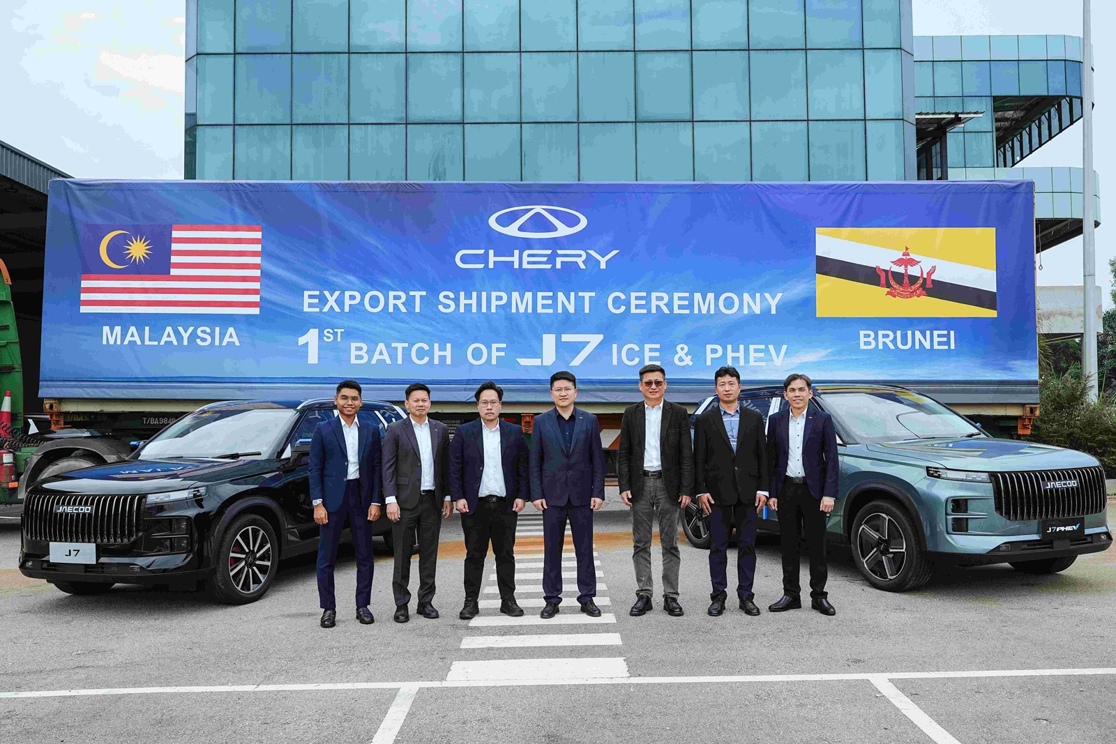 Chery exports to Brunei from Malaysia