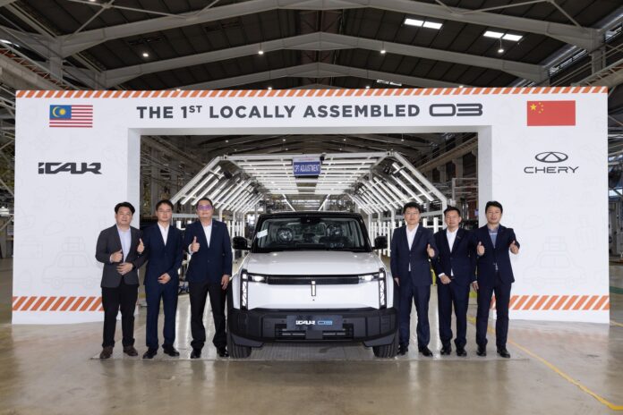 iCAUR 03 EV local assembly
