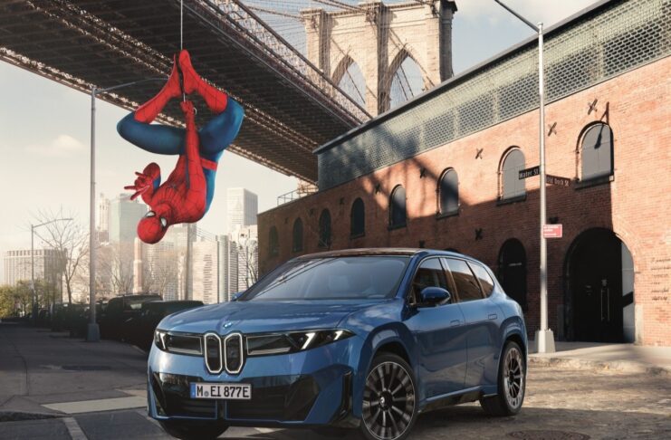 BMW Neue Klasse in Spider-Man movie [2026]