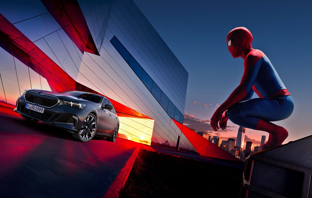 BMW Neue Klasse in Spider-Man movie [2026]