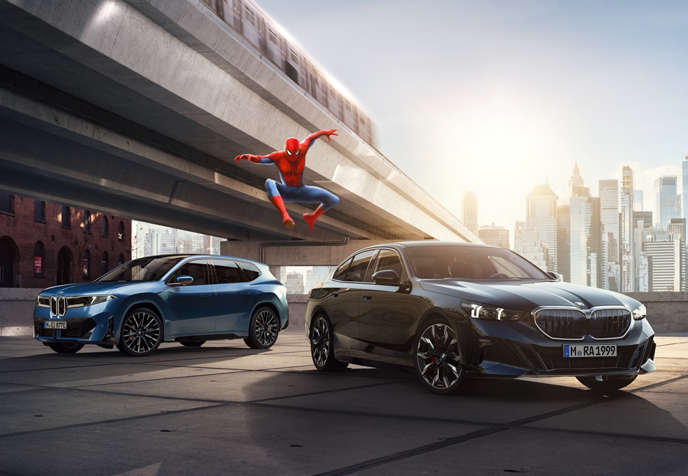 BMW Neue Klasse in Spider-Man movie [2026]