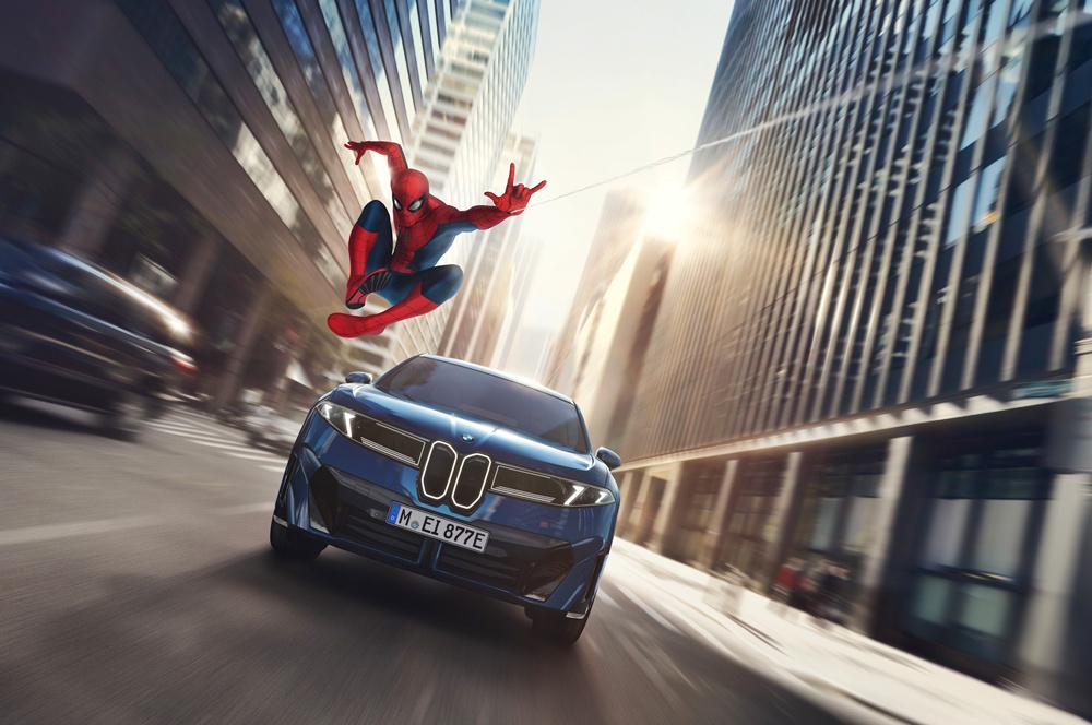 BMW Neue Klasse in Spider-Man movie [2026]