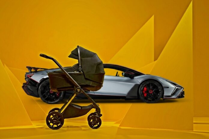 Lamborghini x Silver Cross Reef AL Giallo stroller