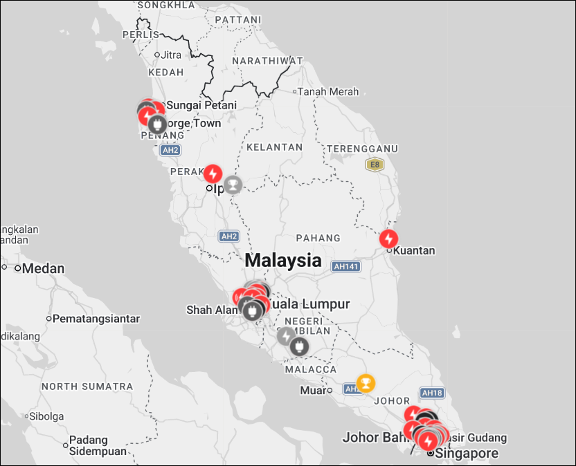 Tesla charging network in Malaysia [August 2026]