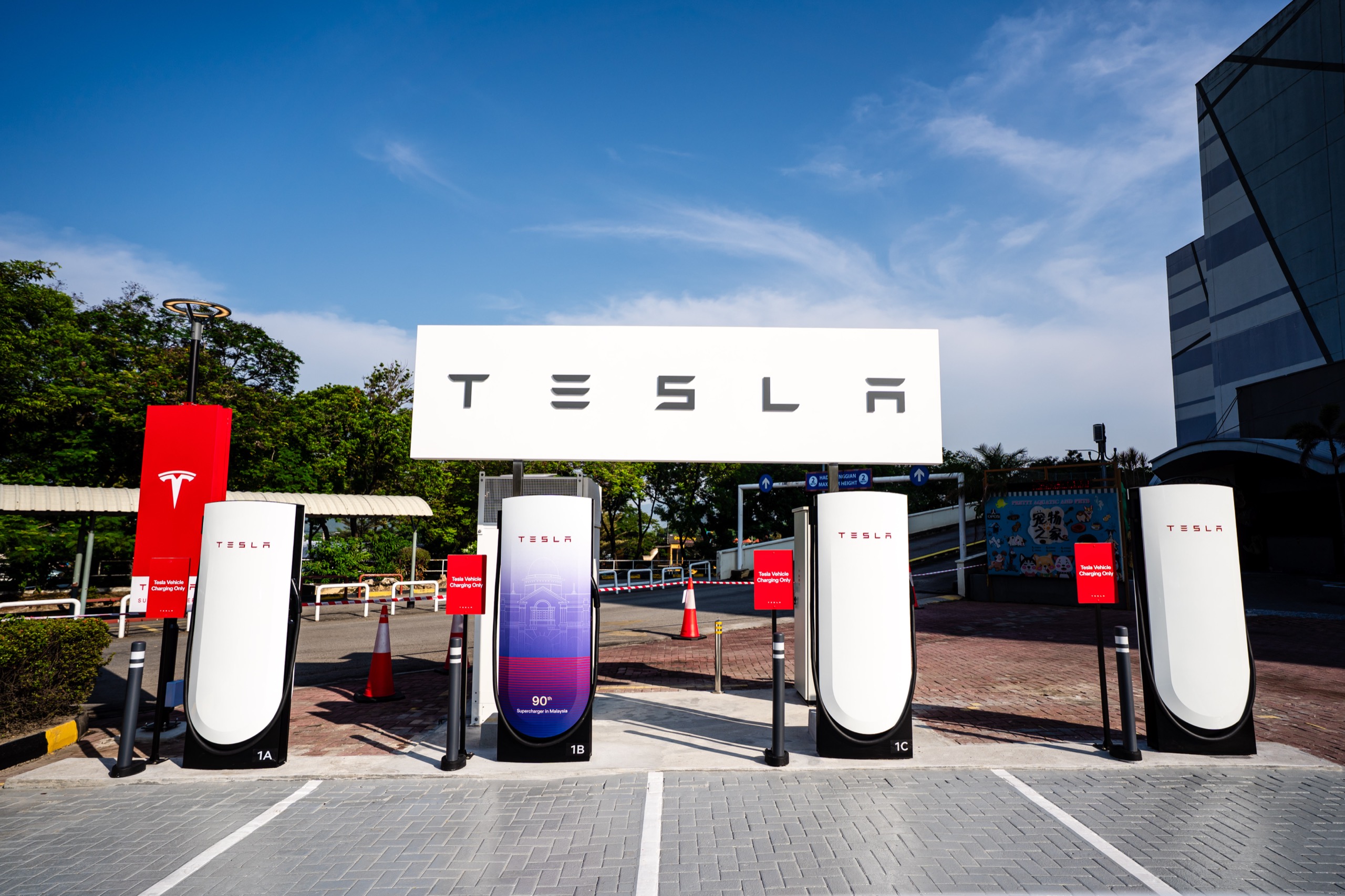 Tesla V4 EV Supercharger in Ipoh Perak