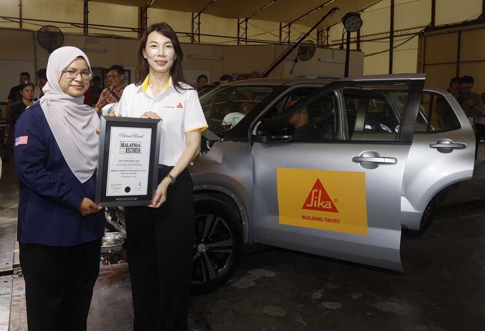 Sika test in Malaysia Book of Records