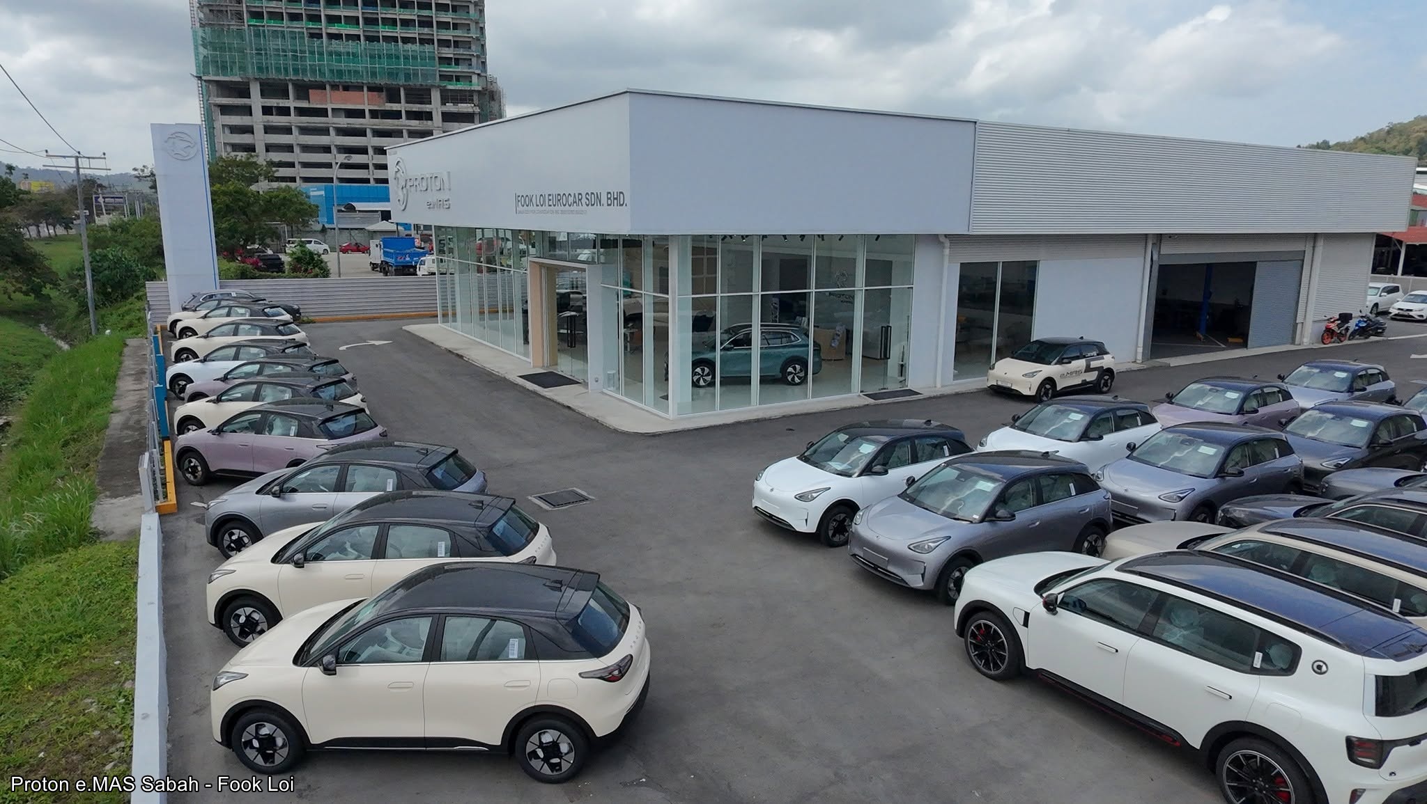 Proton e.MAS dealership in Sabah